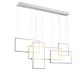 Pendule, Lustre suspendate - Lustra LED dimabila design modern Quadratus white