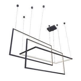 Pendule, Lustre suspendate - Lustra LED dimabila design modern Metric black