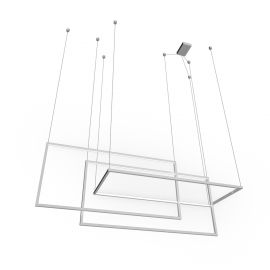 Pendule, Lustre suspendate - Lustra LED dimabila design modern Metric white