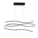 Lustra LED dimabila design modern Waves black