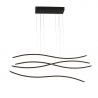 Lustra LED dimabila design modern Waves black