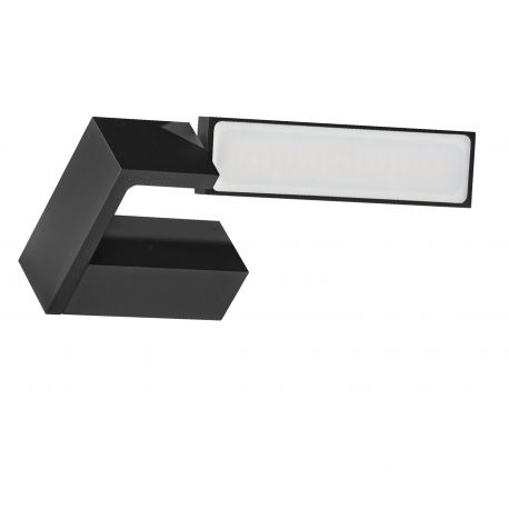 Iluminat pentru baie - Aplica LED cu spot directionabil pentru baie IP44 Dalen 3000K neagra