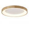 Lustra LED aplicata moderna design lemn natural 65cm Silvam