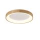 Lustre aplicate - Lustra LED aplicata moderna design lemn natural 45cm Silvam