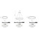 Lustre aplicate - Lustra LED aplicata moderna design lemn natural 45cm Silvam