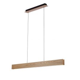 Pendule, Lustre suspendate - Lustra LED moderna design lemn natural Laria
