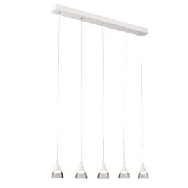 Pendule, Lustre suspendate - Lustra cu pendule LED design modern Dalmatia 5 white