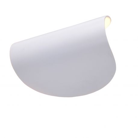 Aplice, corpuri de iluminat pentru pereti - Aplica LED directionabila cu lumina ambientala IP44 Ceres alba