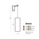 Aplice, corpuri de iluminat pentru pereti - Aplica perete design modern Almeria gri