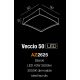 Lustre aplicate - Lustra LED dimabila design modern Veccio 50 neagra