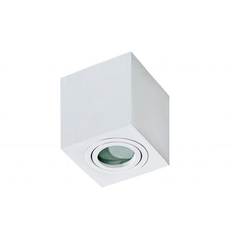 Iluminat pentru baie - Spot aplicat pentru baie IP44 Brant 1 square alb