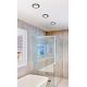 Iluminat pentru baie - Spot LED pentru baie incastrat IP44 Slim 9 round 3000K crom