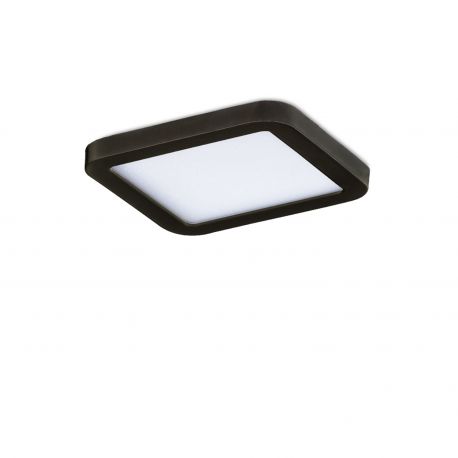 Iluminat pentru baie - Spot LED pentru baie incastrat IP44 Slim 9 square 3000K negru