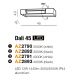 Iluminat pentru baie - Aplica LED pentru baie directionabila 4000K Dali 45 neagra