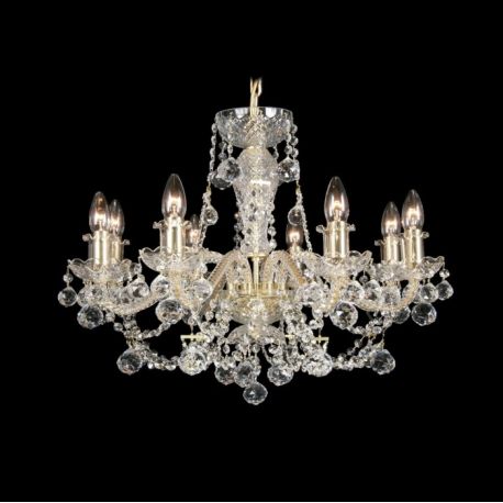 Lustre Cristal Bohemia - Lustra 8 brate cristal Bohemia