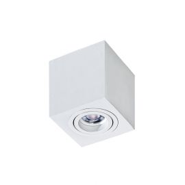 Spot aplicat tavan/plafon stil modern Brant 1 SQUARE alb