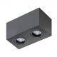 Plafoniere cu spoturi, Spoturi aplicate - Spot aplicat tavan/plafon stil modern Brant 2 SQUARE negru