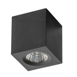 Plafoniere cu spoturi, Spoturi aplicate - Mini Spot LED aplicat tavan/plafon NANO SQUARE negru