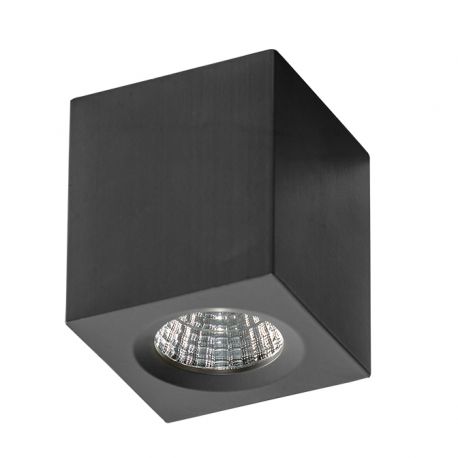 Plafoniere cu spoturi, Spoturi aplicate - Mini Spot LED aplicat tavan/plafon NANO SQUARE negru