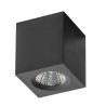 Mini Spot LED aplicat tavan/plafon NANO SQUARE negru