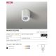Plafoniere cu spoturi, Spoturi aplicate - Mini Spot LED aplicat tavan/plafon NANO ROUND alb