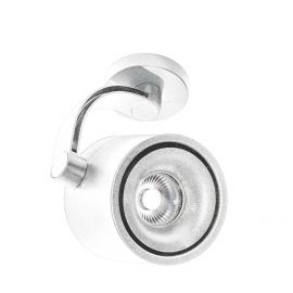 Plafoniere cu spoturi, Spoturi aplicate - Spot LED cu brat aplicat directionabil de tavan/plafon COSTA alb