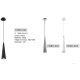 Pendule, Lustre suspendate - Pendul design modern Nevill negru
