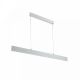 Pendule, Lustre suspendate - Lustra LED slim cu iluminat Up&Down Step 30W alba