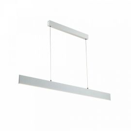 Pendule, Lustre suspendate - Lustra LED slim cu iluminat Up&Down Step 30W alba