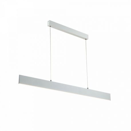 Pendule, Lustre suspendate - Lustra LED slim cu iluminat Up&Down Step 30W alba