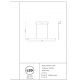Pendule, Lustre suspendate - Lustra LED slim cu iluminat Up&Down Step 30W alba