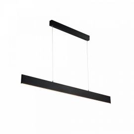 Pendule, Lustre suspendate - Lustra LED slim cu iluminat Up&Down Step 30W neagra
