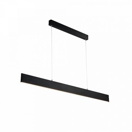 Pendule, Lustre suspendate - Lustra LED slim cu iluminat Up&Down Step 30W neagra