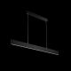 Pendule, Lustre suspendate - Lustra LED slim cu iluminat Up&Down Step 30W neagra