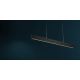 Pendule, Lustre suspendate - Lustra LED slim cu iluminat Up&Down Step 30W neagra