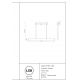 Pendule, Lustre suspendate - Lustra LED slim cu iluminat Up&Down Step 30W neagra