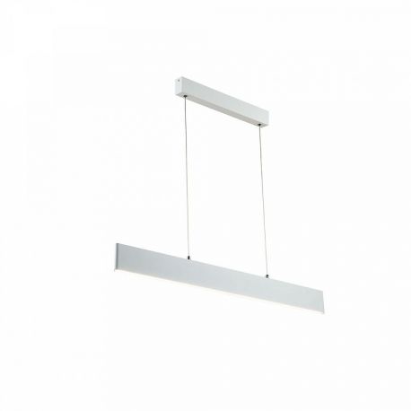 Pendule, Lustre suspendate - Lustra LED slim cu iluminat Up&Down Step 23W alba