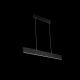 Pendule, Lustre suspendate - Lustra LED slim cu iluminat Up&Down Step 23W neagra