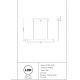Pendule, Lustre suspendate - Lustra LED slim cu iluminat Up&Down Step 23W neagra