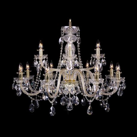 Lustre Cristal Bohemia - Lustra 12 brate F2 cristal Bohemia