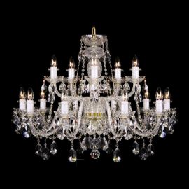 Lustre Cristal Bohemia - Lustra 15 brate cristal Bohemia