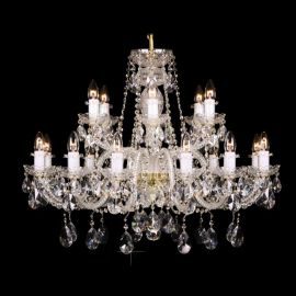 Lustre Cristal Bohemia - Lustra 18 brate cristal Bohemia