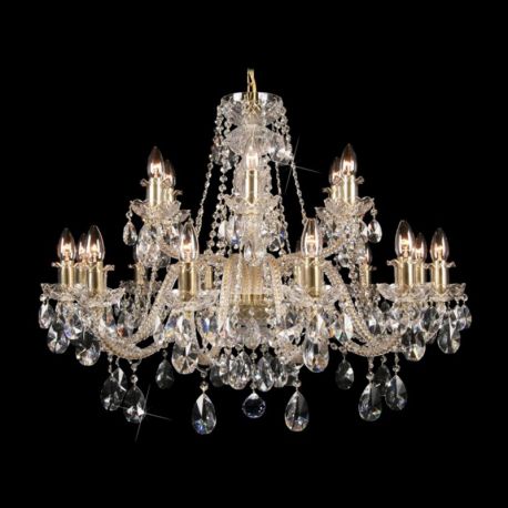 Lustre Cristal Bohemia - Lustra 18 brate cristal Bohemia