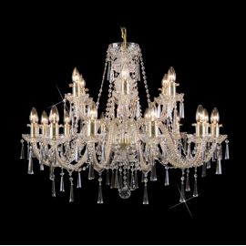 Lustre Cristal Bohemia - Lustra 18 brate cristal Bohemia