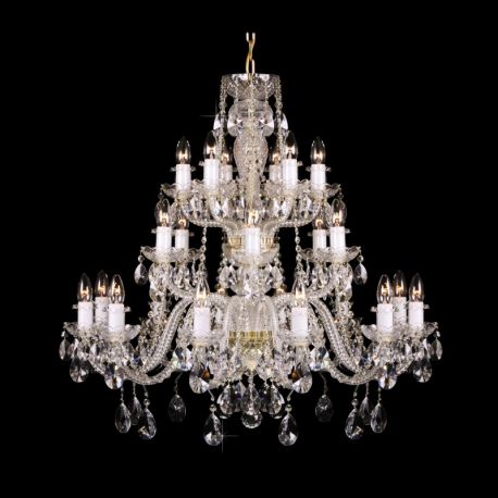 Lustre Cristal Bohemia - Lustra 24 brate cristal Bohemia
