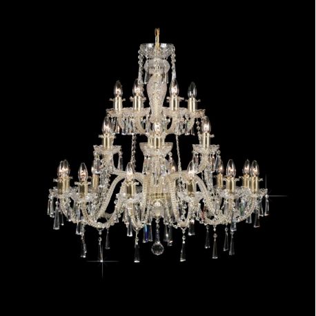 Lustre Cristal Bohemia - Lustra 24 brate cristal Bohemia