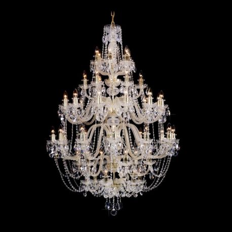 Lustre Cristal Bohemia - Lustra 48 brate cristal Bohemia