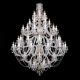 Lustre Cristal Bohemia - Lustra XXL cu 78 brate cristal Bohemia