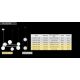Pendule, Lustre suspendate - Lustra design modern cu 4 surse de lumina Ring alba