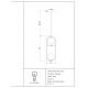 Pendule, Lustre suspendate - Lustra / Pendul design modern cu 2 surse de lumina Ring negru